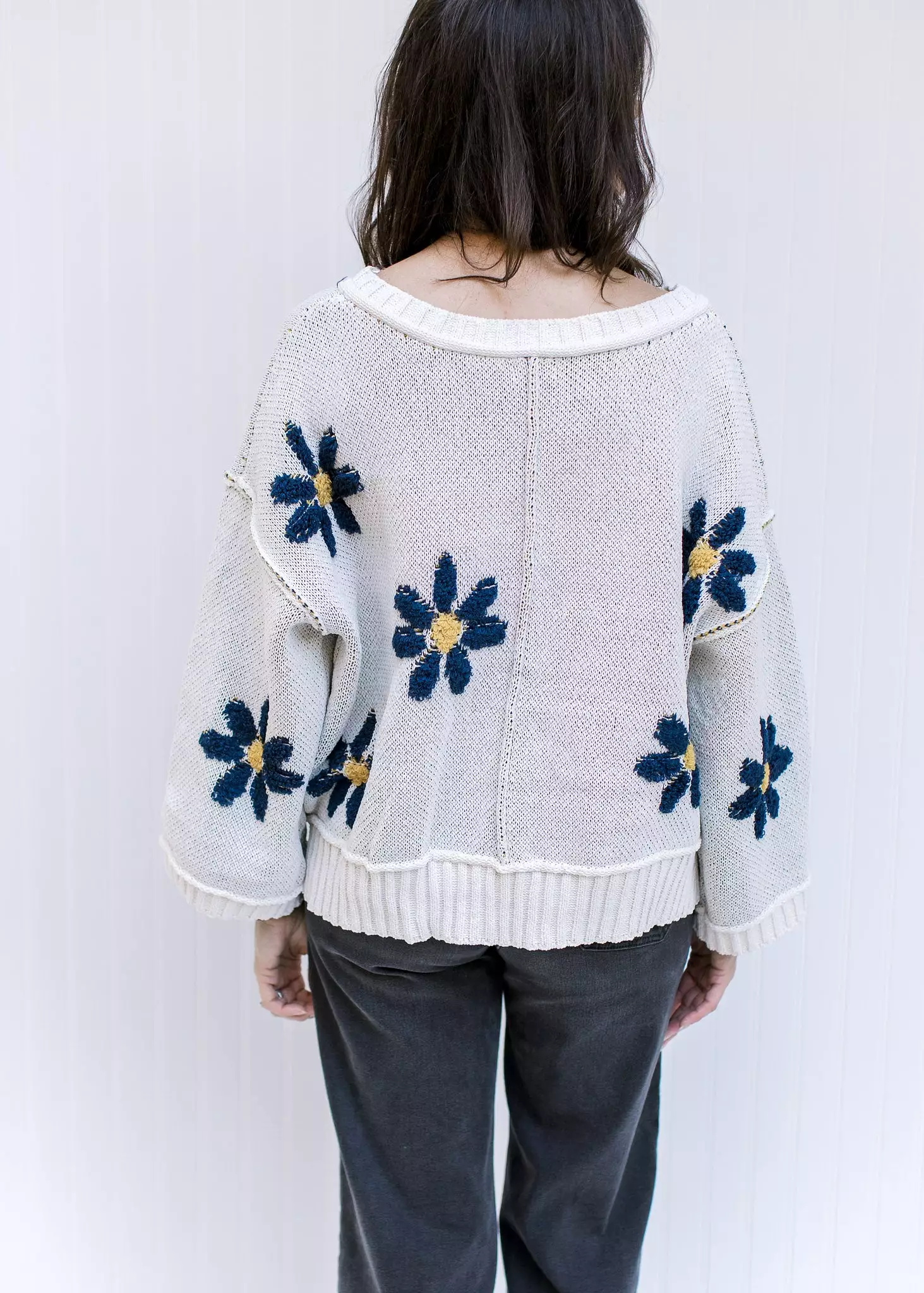 X Daisy Me Ivory Sweater